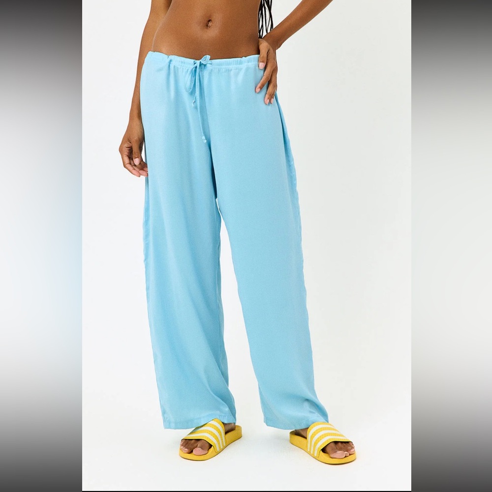 NWT Frankies Bikinis Michelle Low Rise Wide Leg Pants